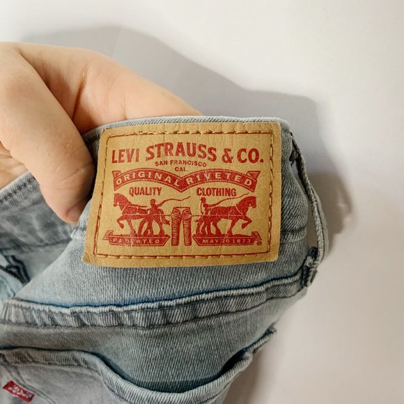 Levi's 711 Skinny Jeans Size 30 Grey/Blue - Picture 7 of 7